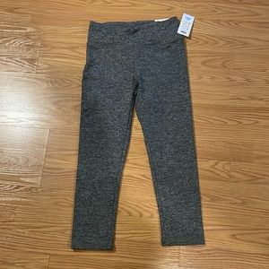 Gray Crop Leggings